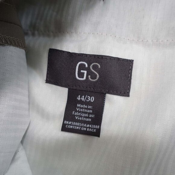 GS Men's Performance Pants 44 x 30 NWT Dark Taupe Adjustable Waistband Slacks - Picture 5 of 9